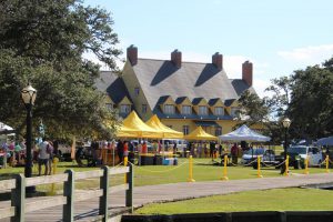 Cork & Craft Wednesdays in front of Whalehead in Historic Corolla 